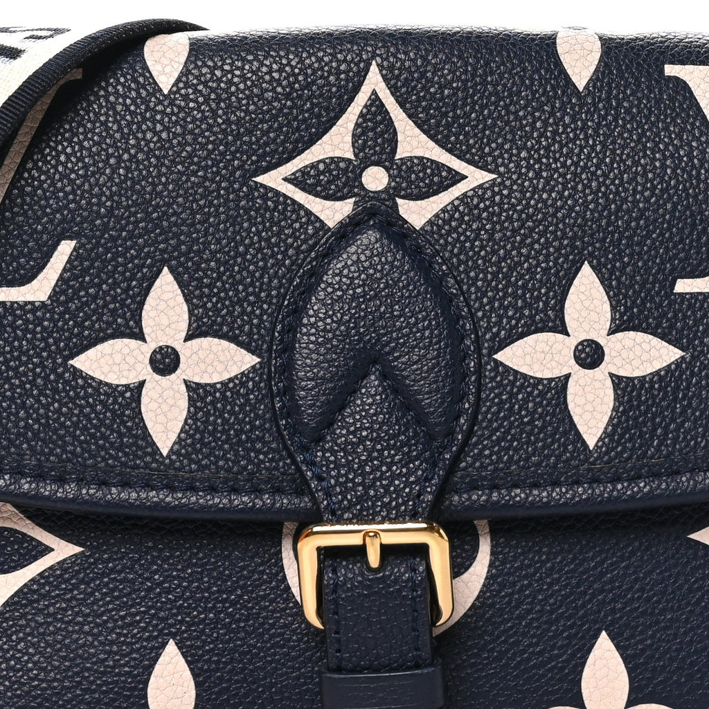 Empreinte Giant Monogram Diane Navy Creme