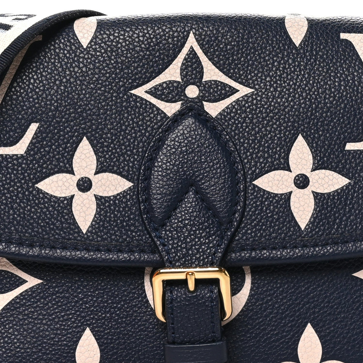Empreinte Giant Monogram Diane Navy Creme