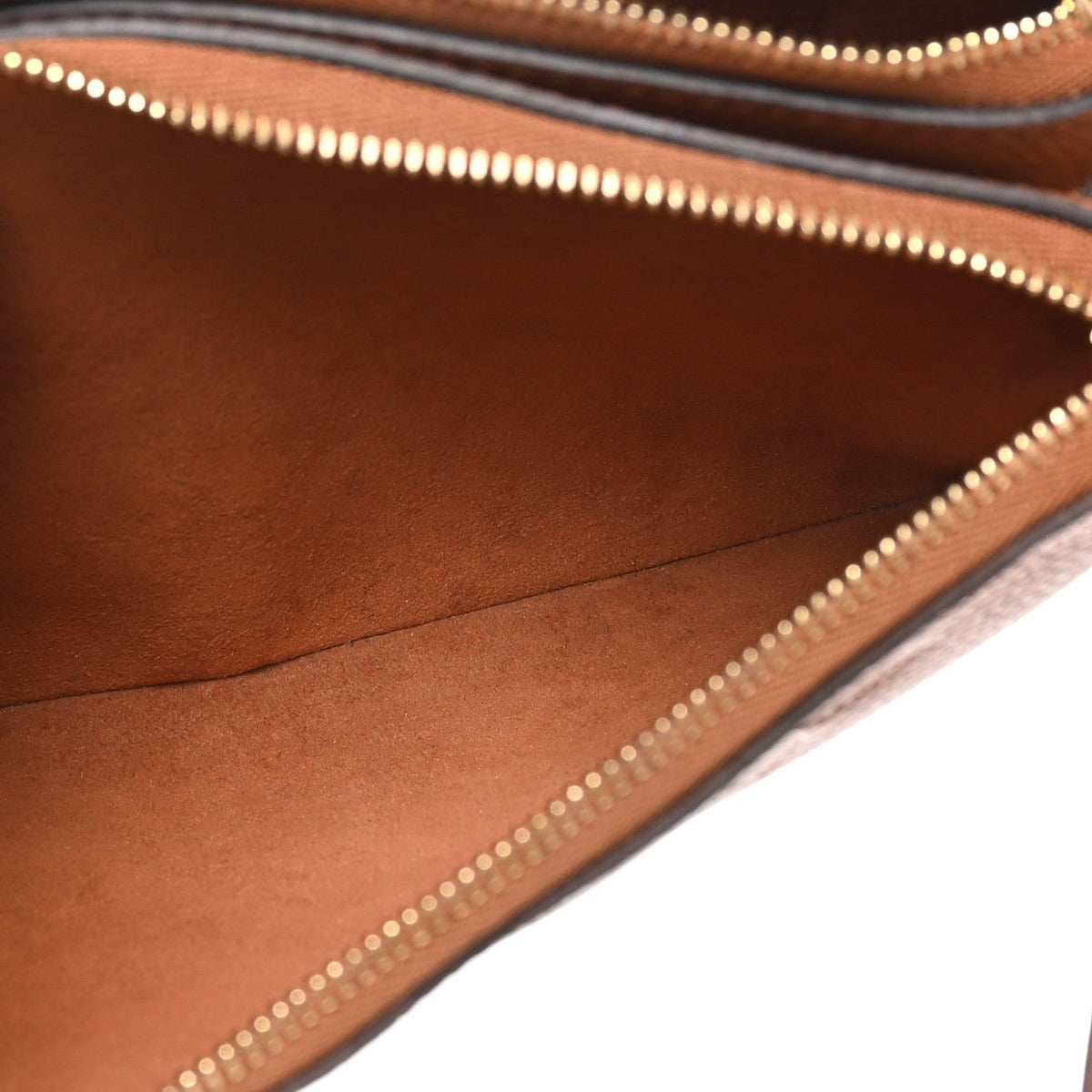 Empreinte Monogram Giant Double Zip Pochette Caramel