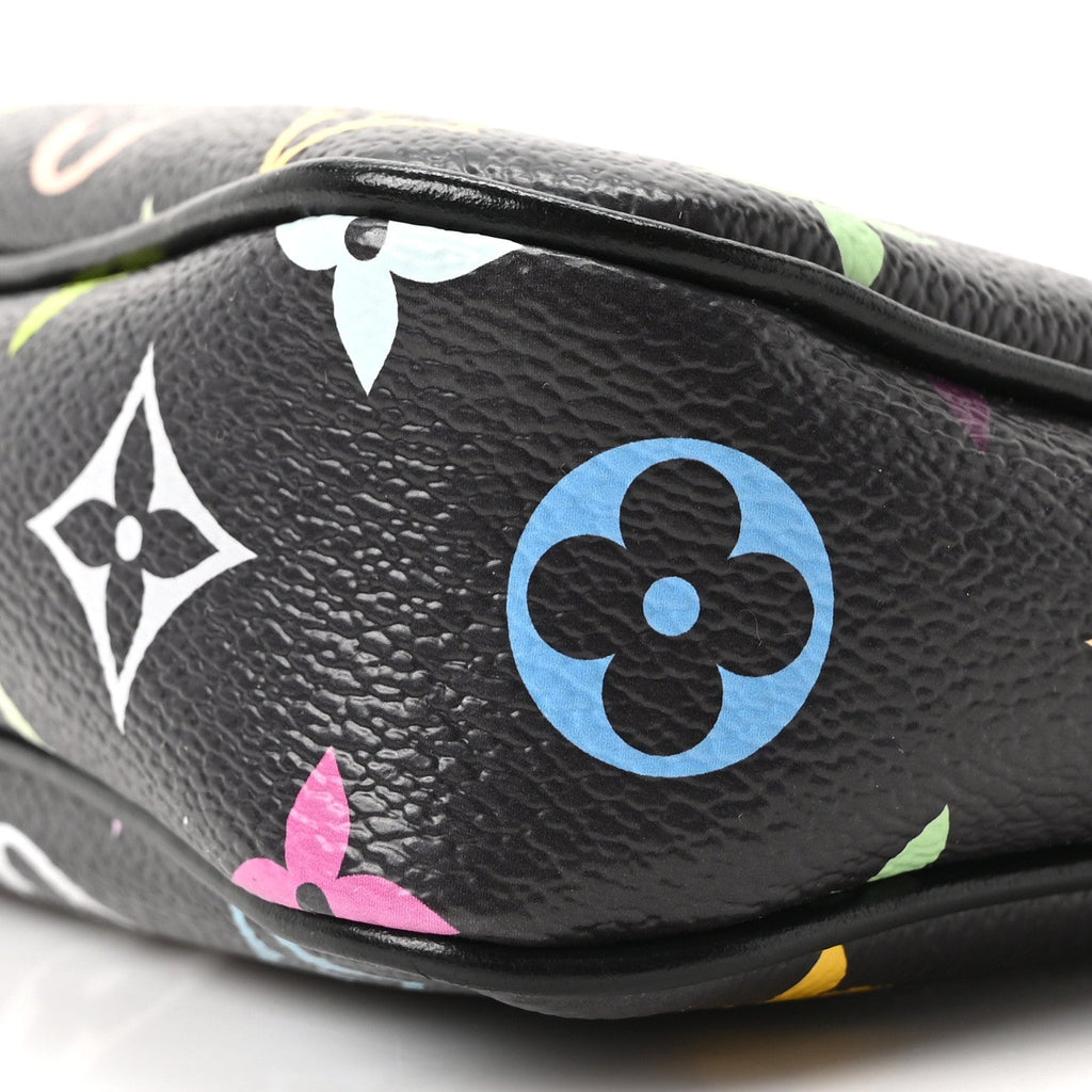 LV X TM Monogram Multicolor Pochette Accessories Black