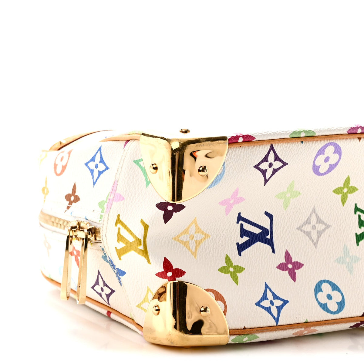 Monogram Multicolor Trouville White