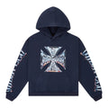 Godspeed Chrome Motto Hoodie Navy Wash