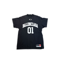 Balenciaga 01 Basketball Series T-Shirt Grey