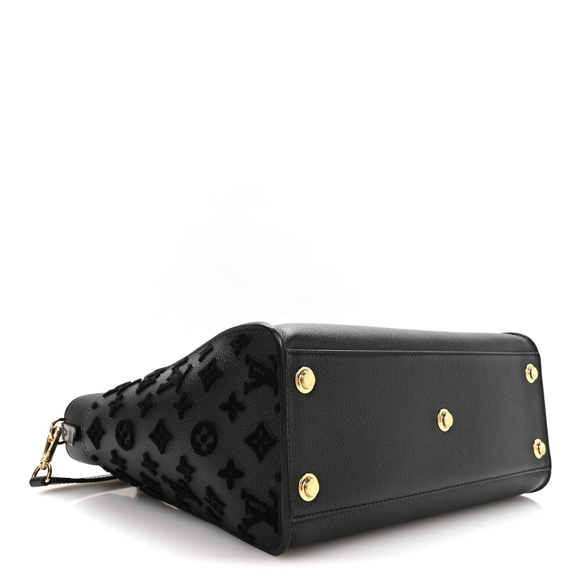Calfskin Monogram Tufting On My Side Black