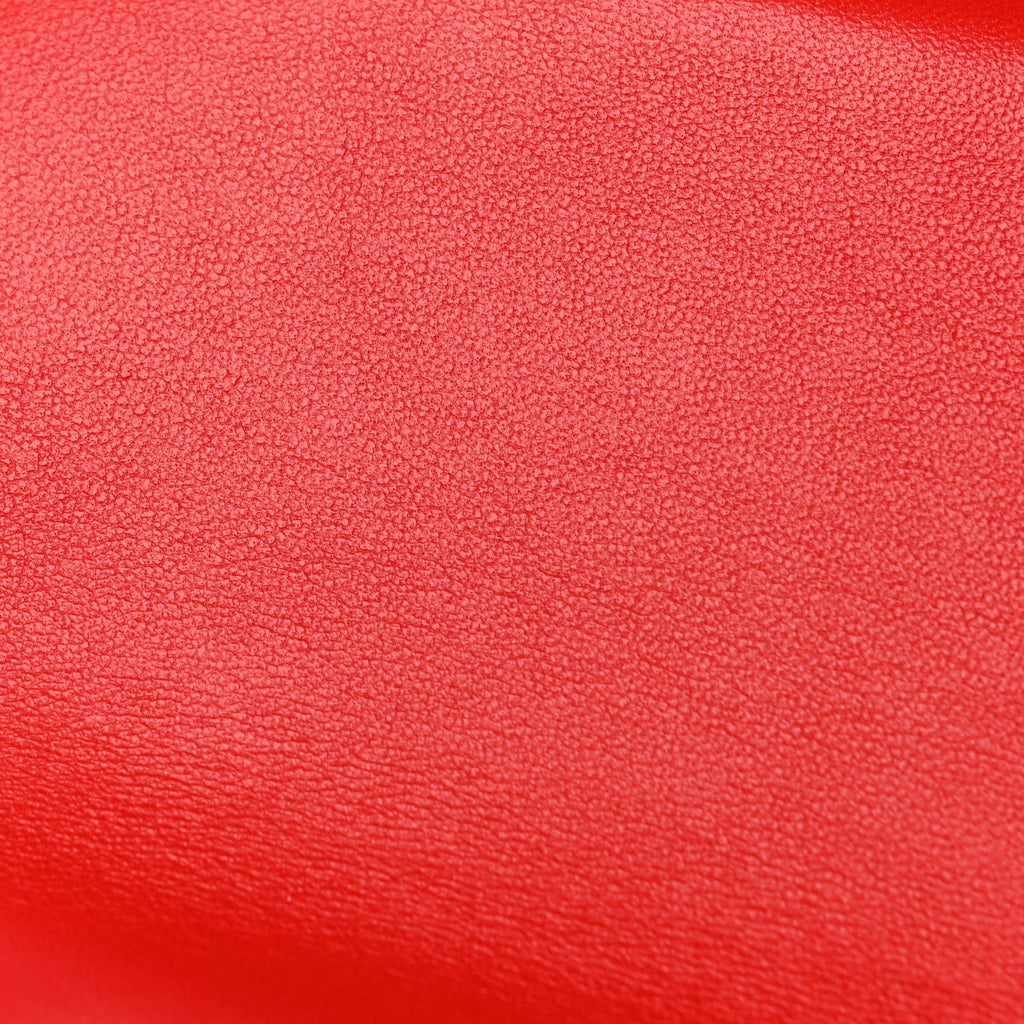 Lambskin Resin Crystal Square Quilted Monacoco Mini Flap Red