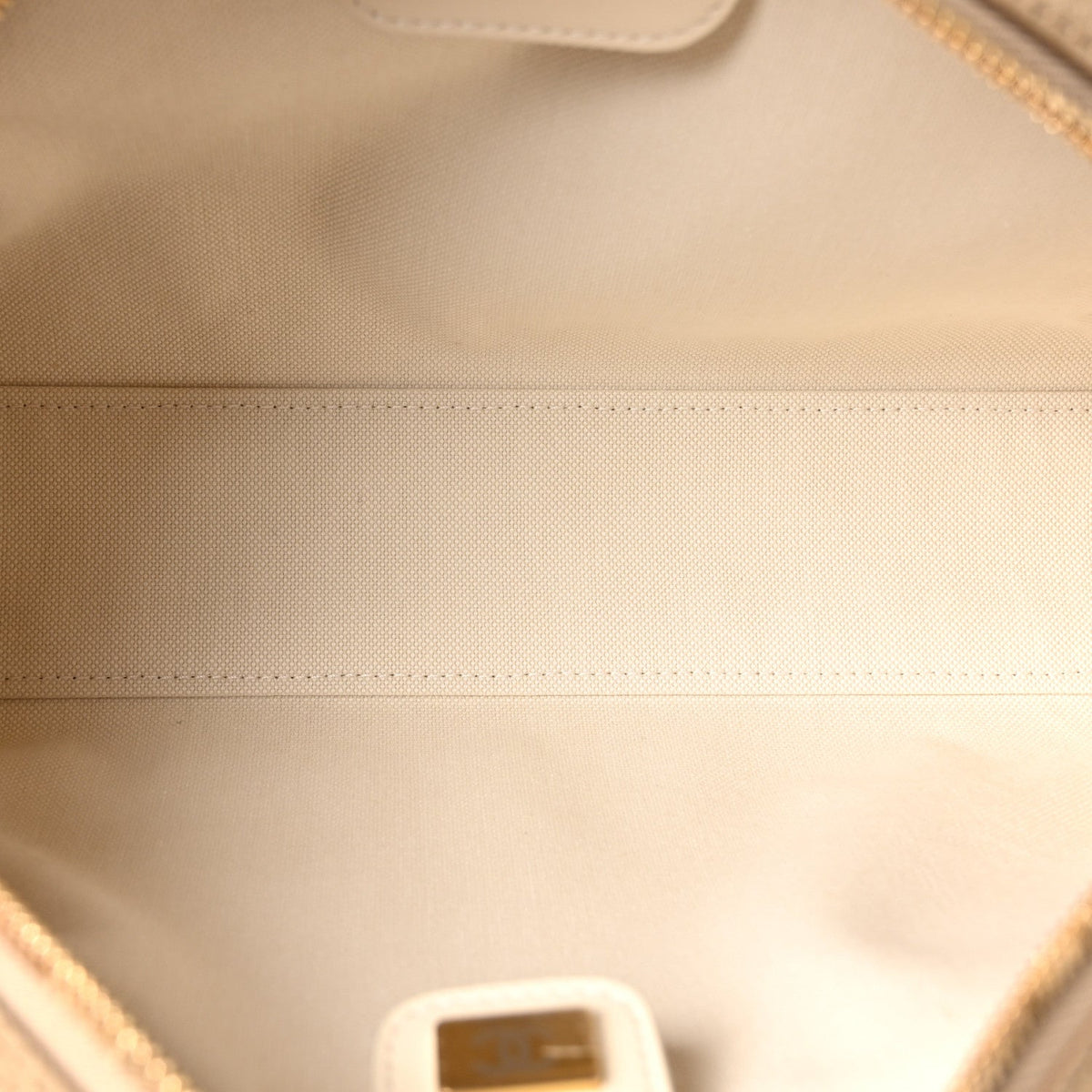 Suede Calfskin Perfect Bowling Bag Dark Beige