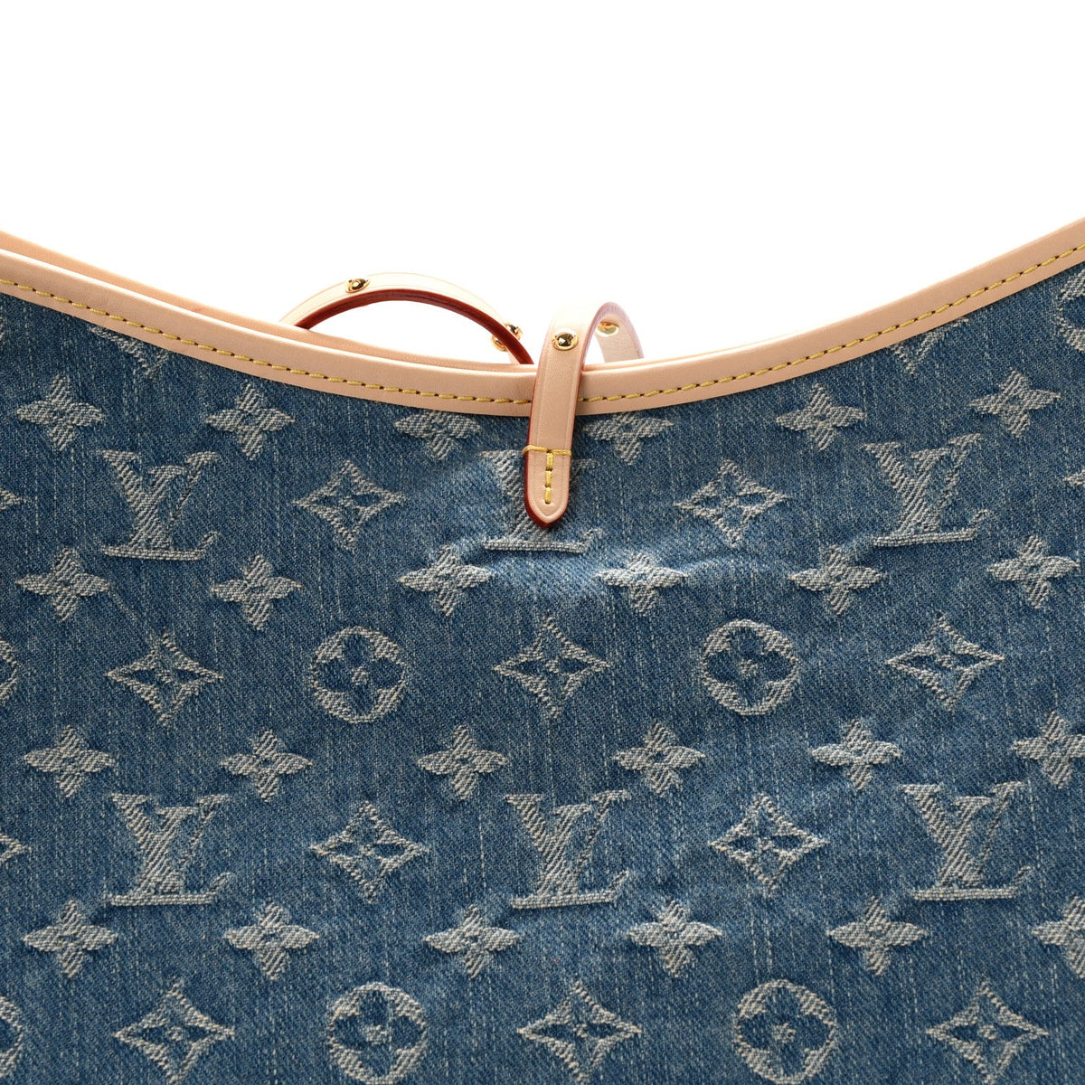 Monogram Denim CarryAll MM Blue