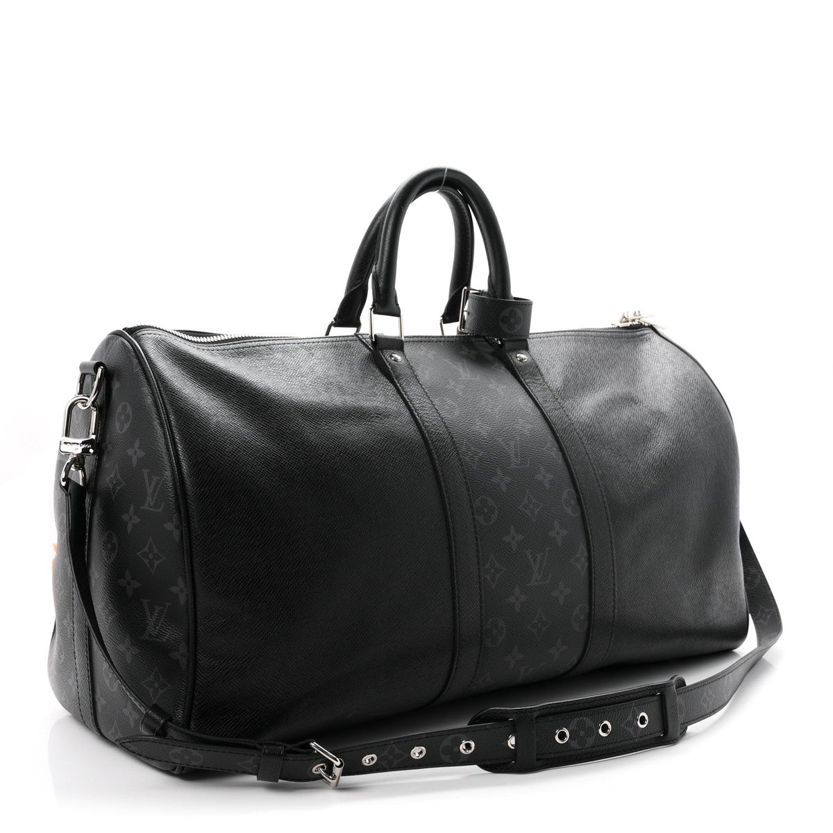 Taiga Monogram Eclipse Keepall Bandouliere 50 Black