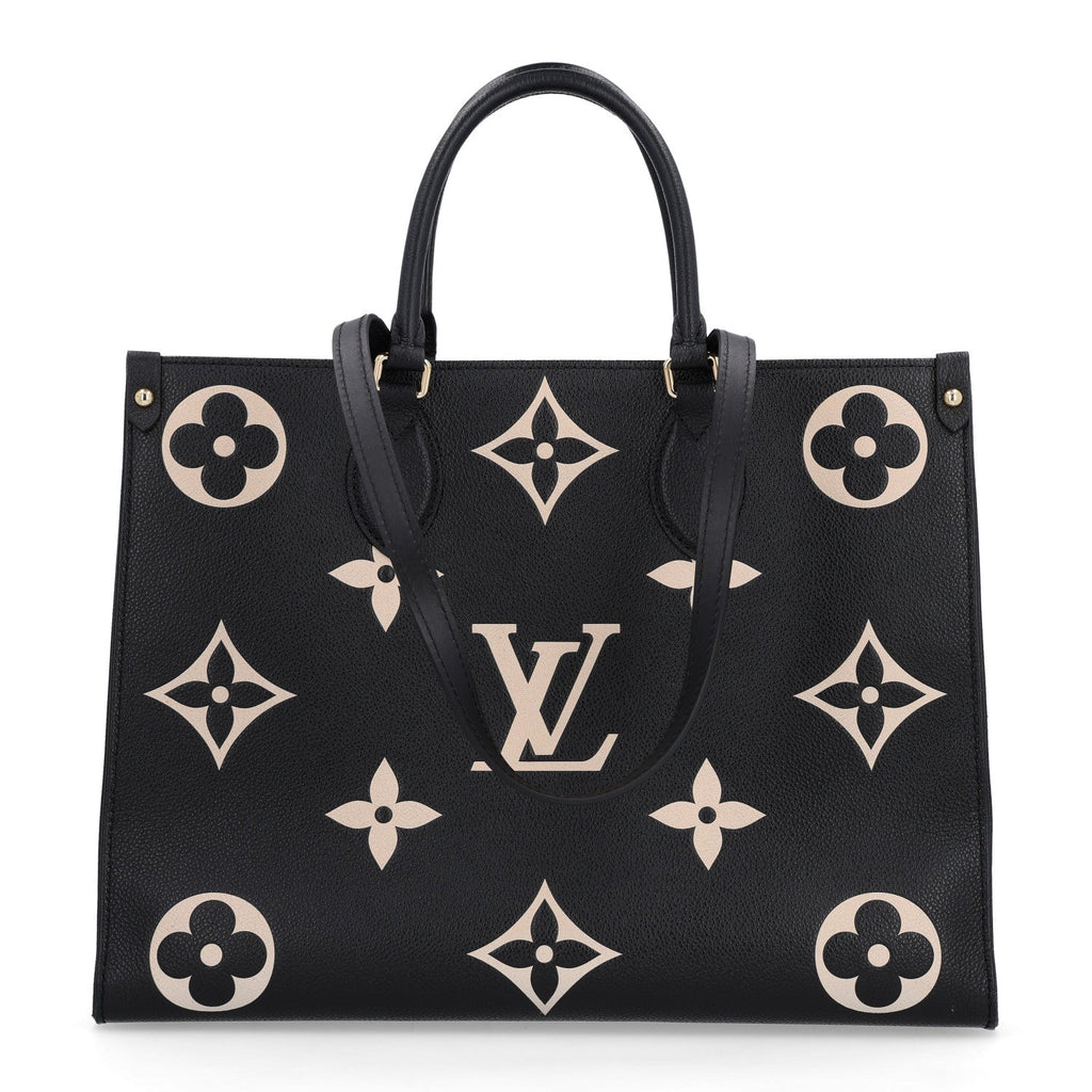 Empreinte Monogram Giant Onthego MM Black Beige