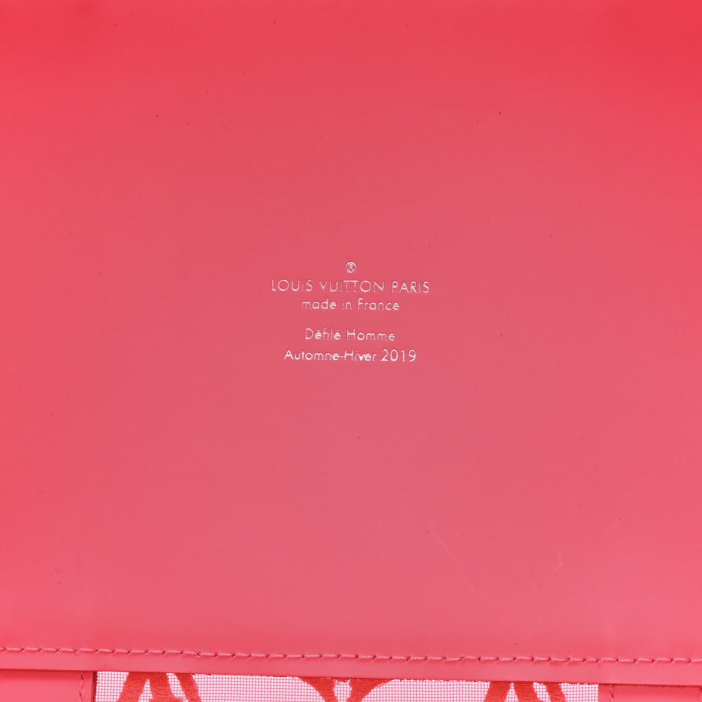 Monogram Fluo See Through Keepall Bandouliere 50 Rose