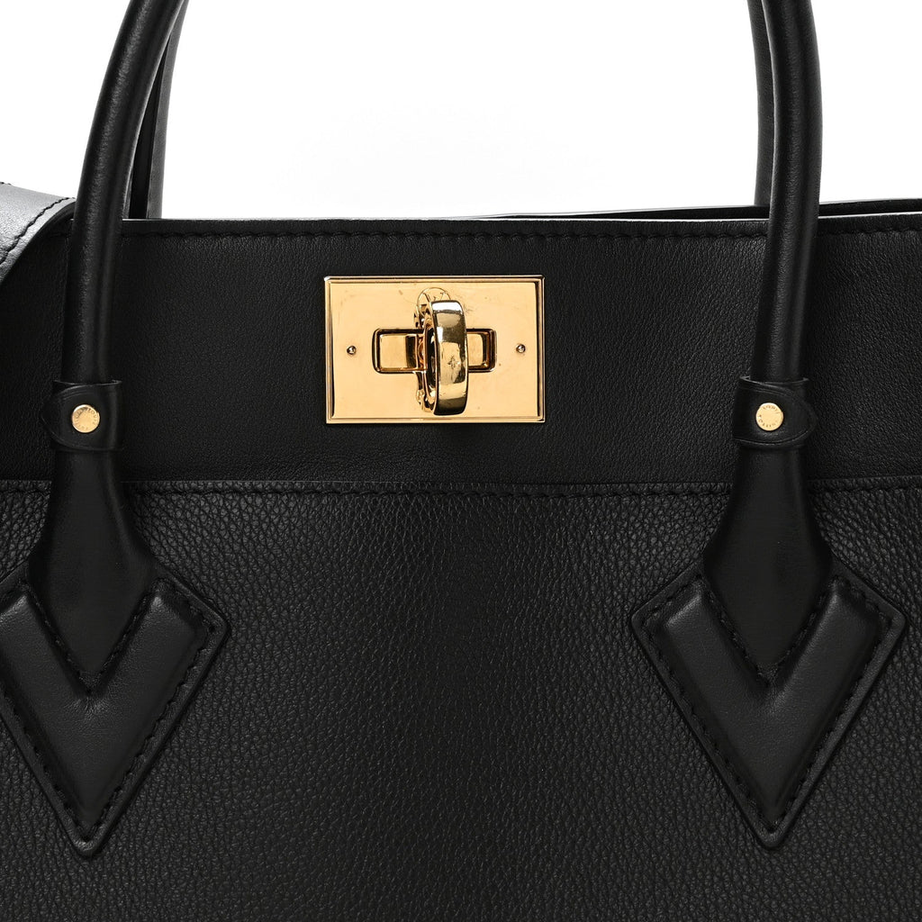 Calfskin Monogram Tufting On My Side Black