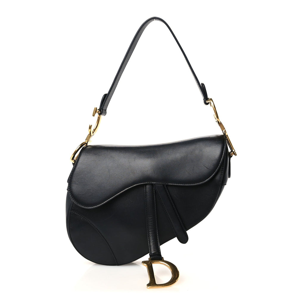 Calfskin Saddle Bag Black