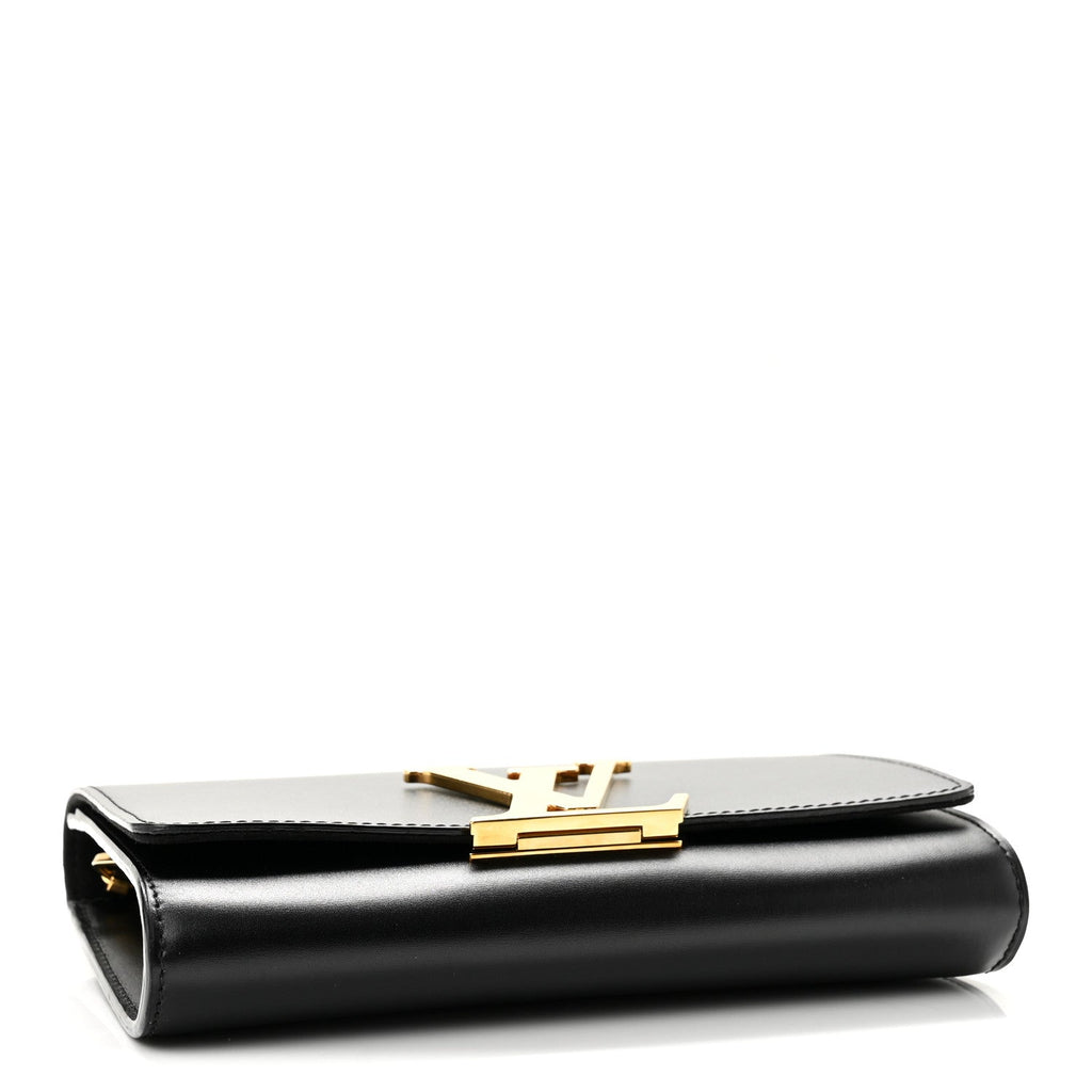 Calfskin Chain Louise MM Black