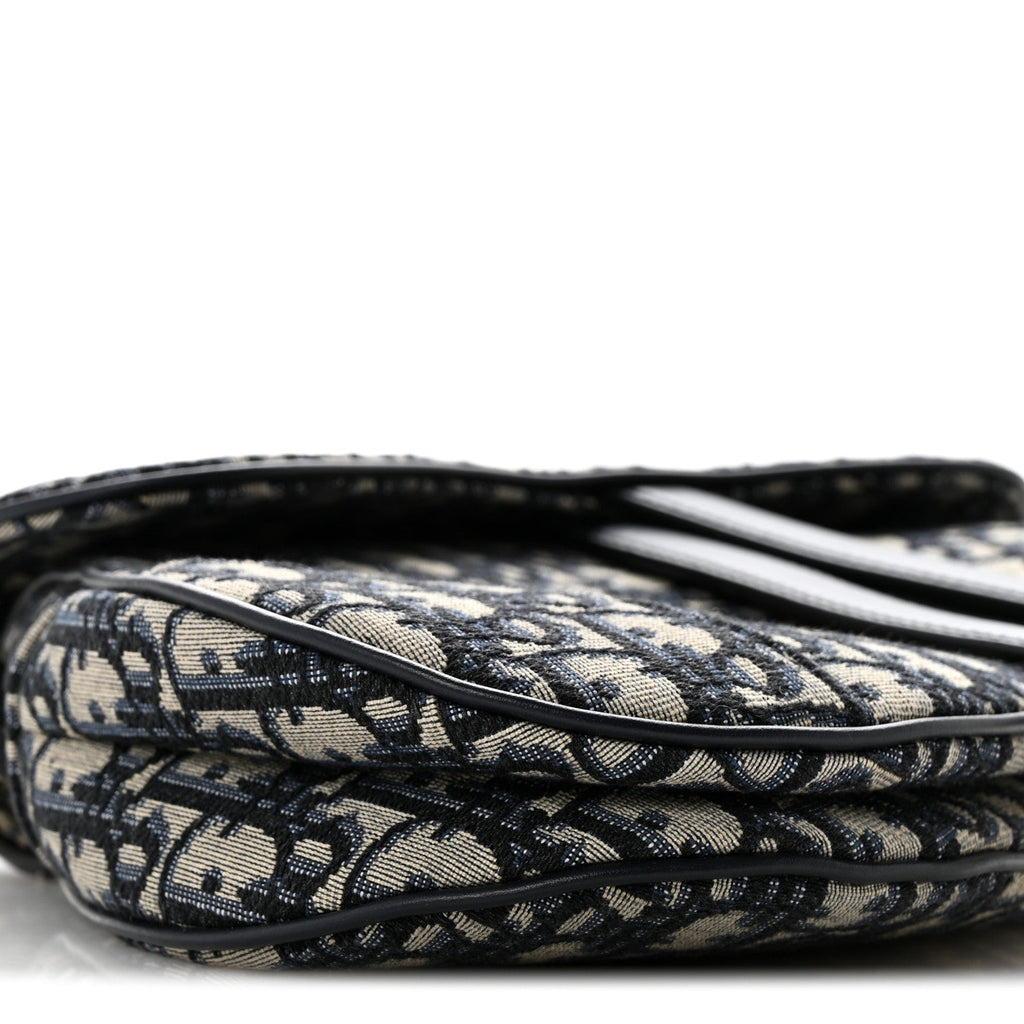 Oblique Saddle Bag Blue