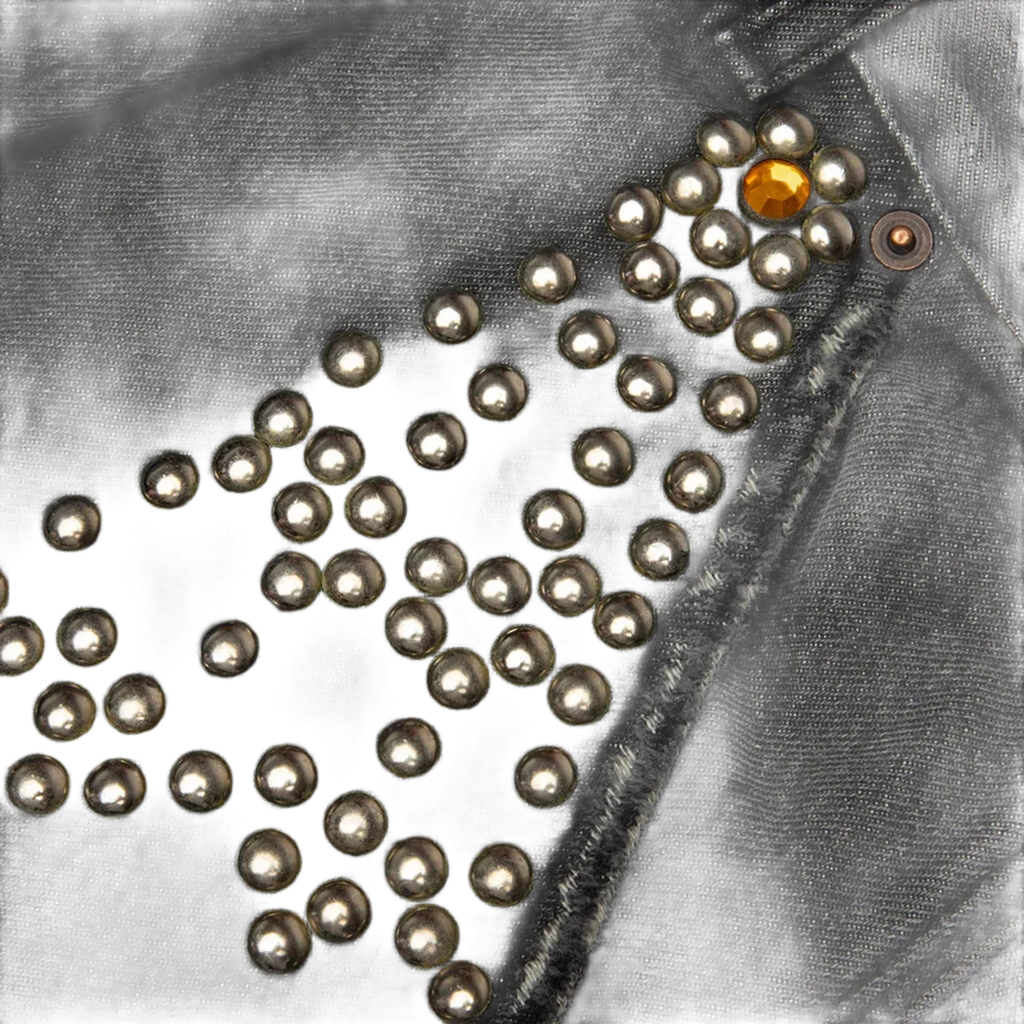 Paly Hollywood Busted Double Knee Jean 'Black'
