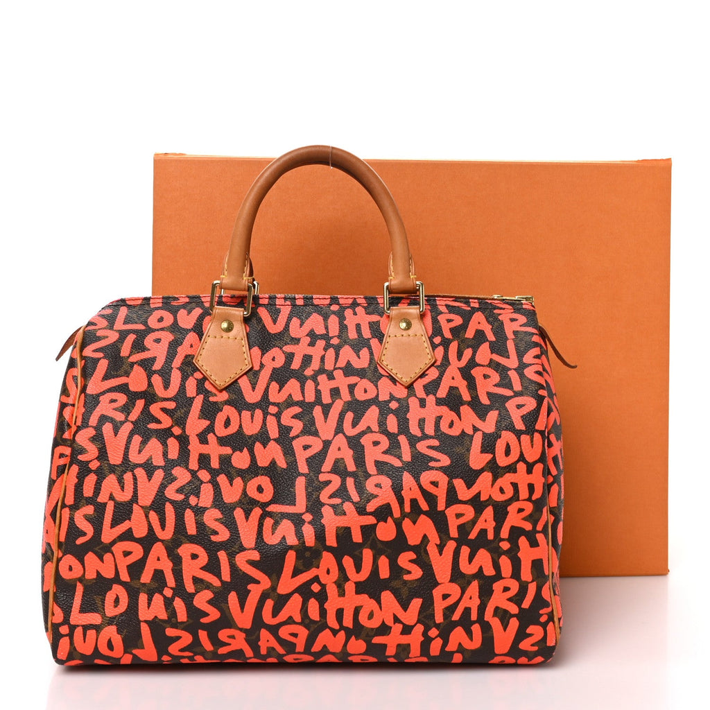 Monogram Graffiti Speedy 30 Orange