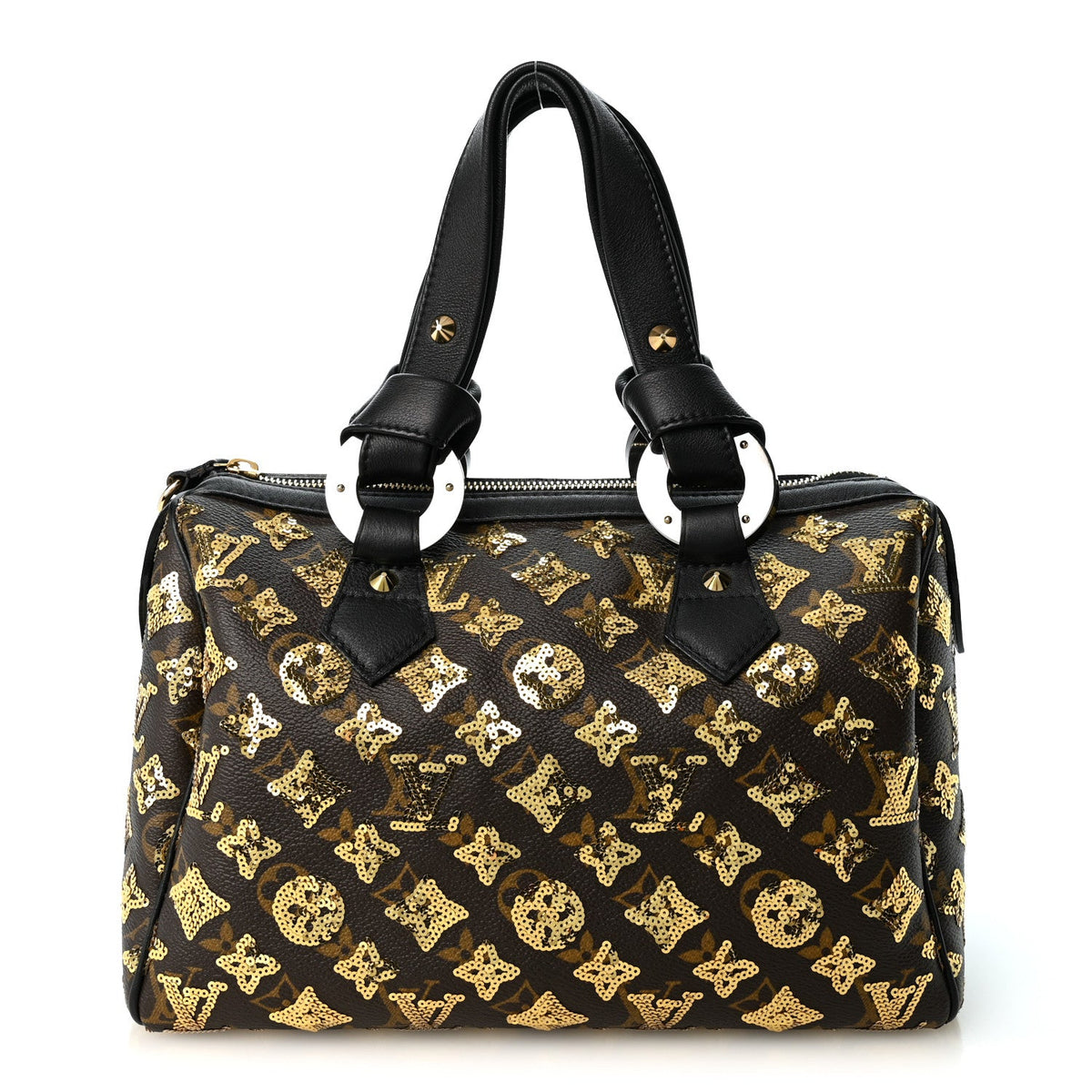 Monogram Sequins Eclipse Speedy 28 Gold