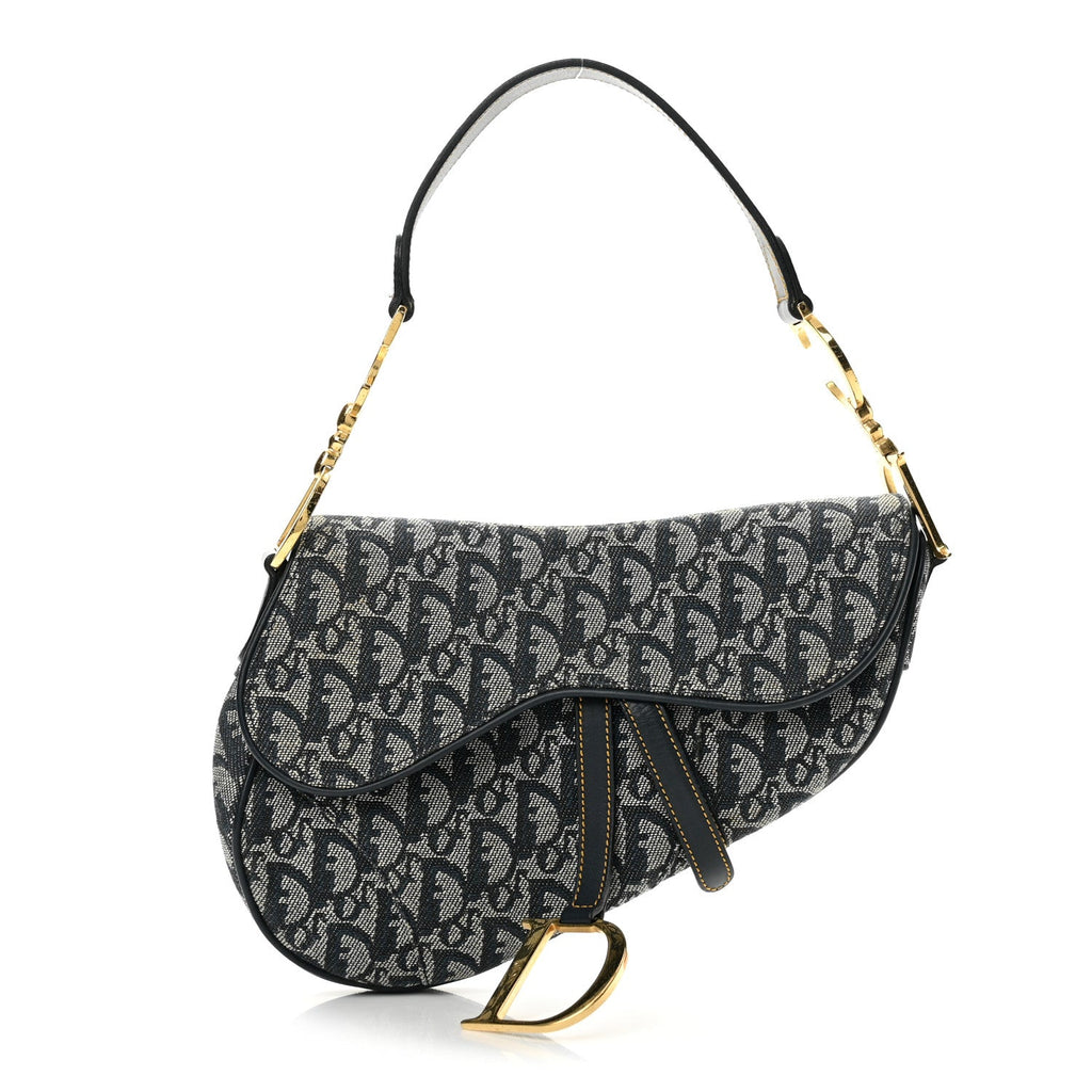 Monogram Saddle Bag Blue