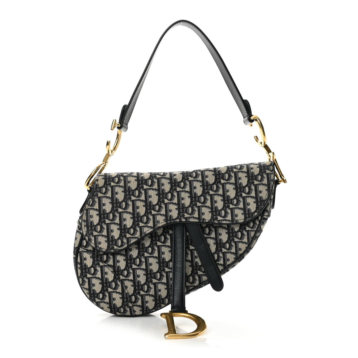 Oblique Saddle Bag Blue