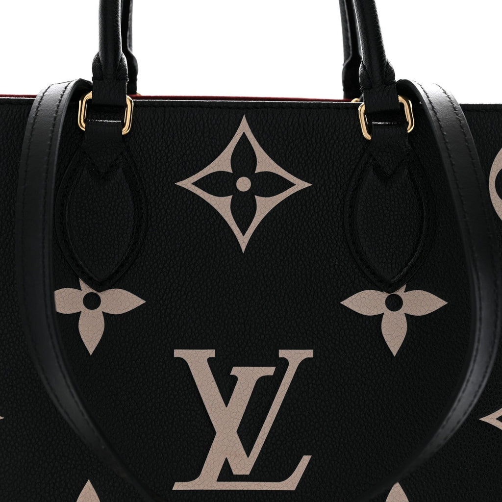 Empreinte Monogram Giant Onthego MM Black Beige