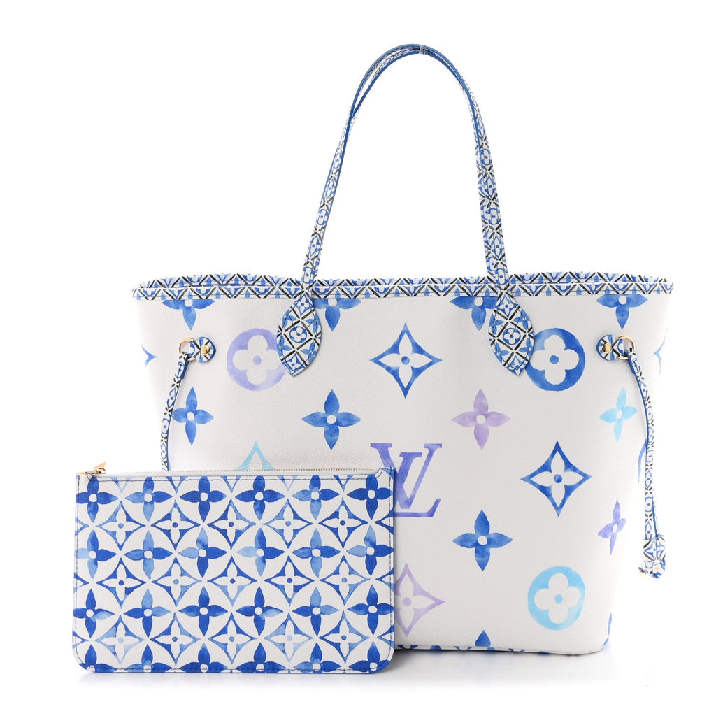 Monogram Giant By The Pool 2.0 Neverfull MM Blue