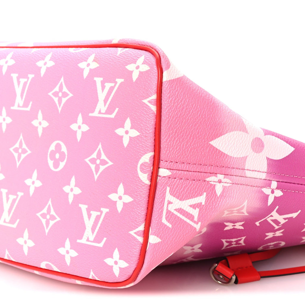 Monogram Escale Neverfull MM Rouge