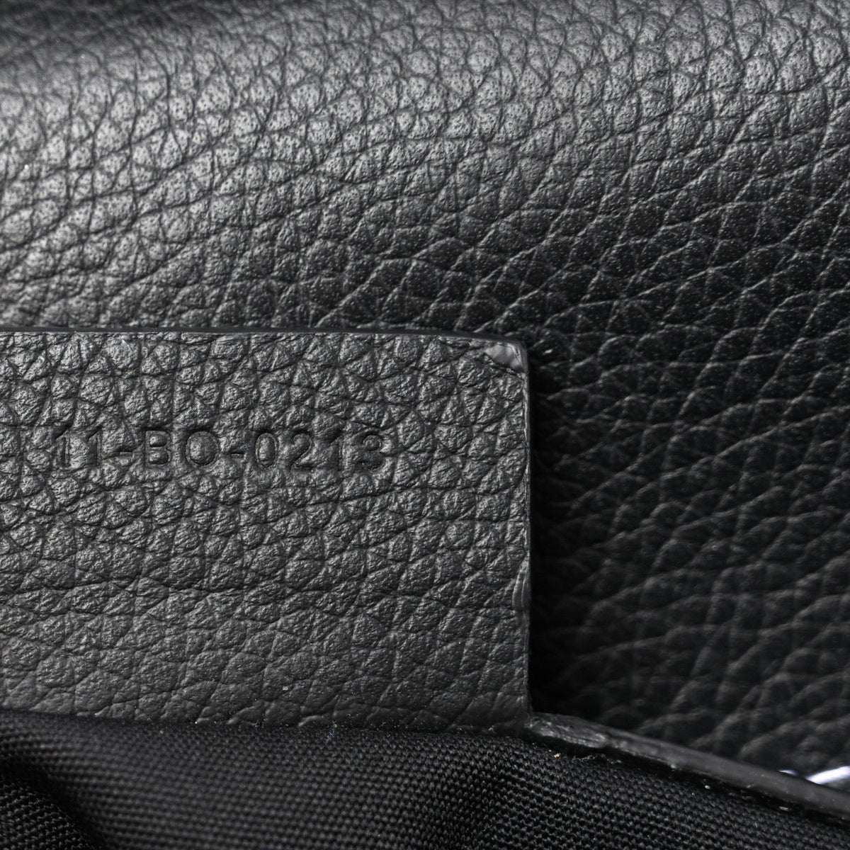 Grained Calfskin Maxi Gallop Backpack Black