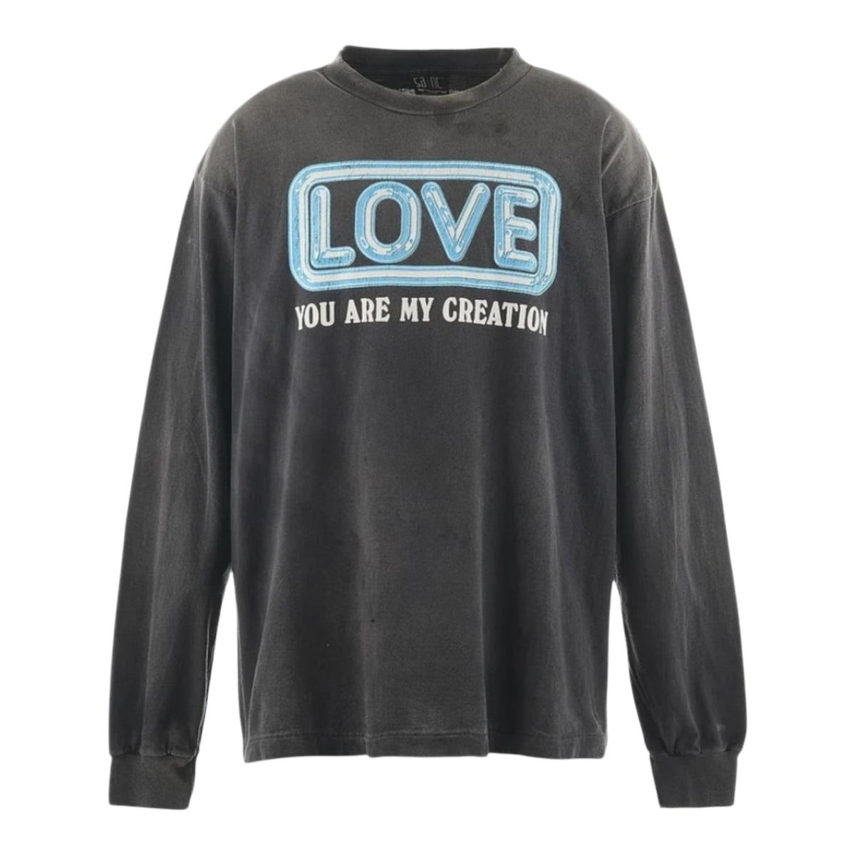 Saint Michael Love Long-Sleeve Tee Black
