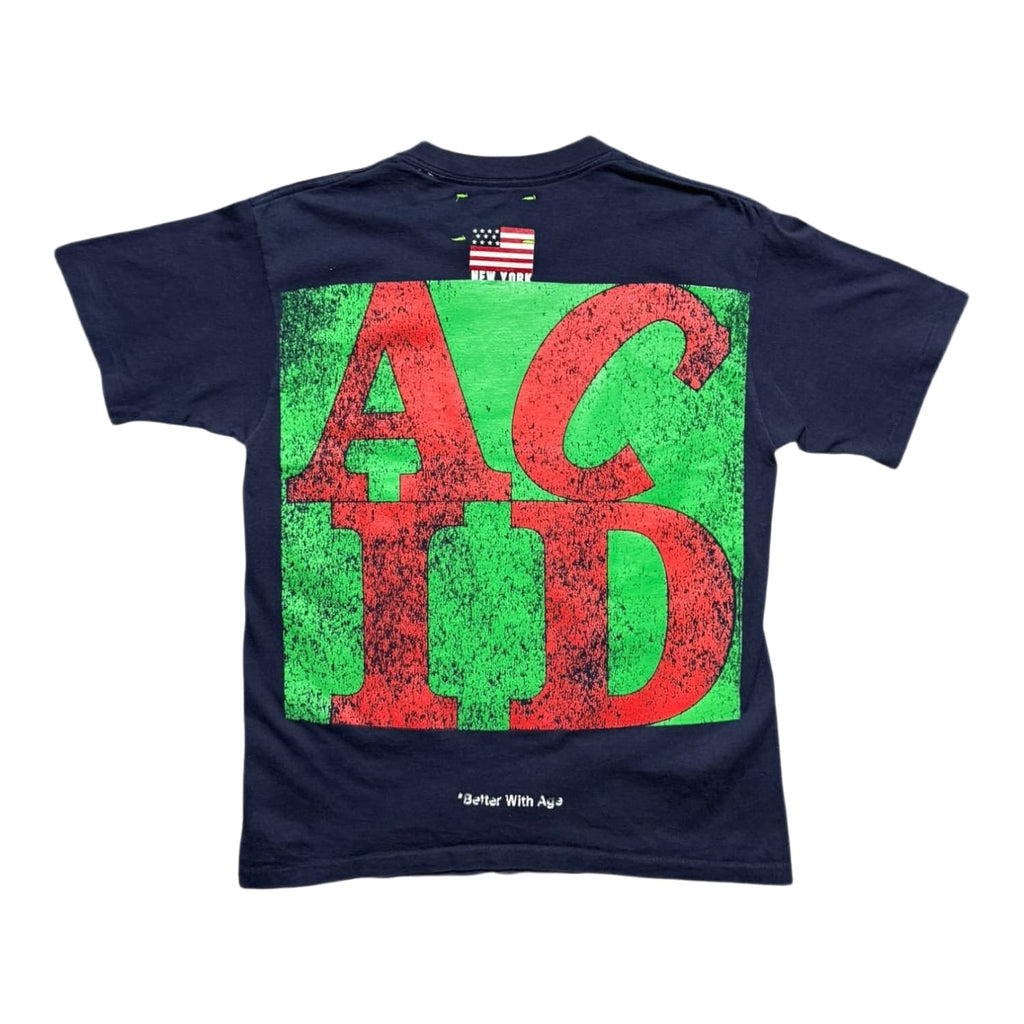 Better With Age Don't Worry Be Happy T-Shirt Navy