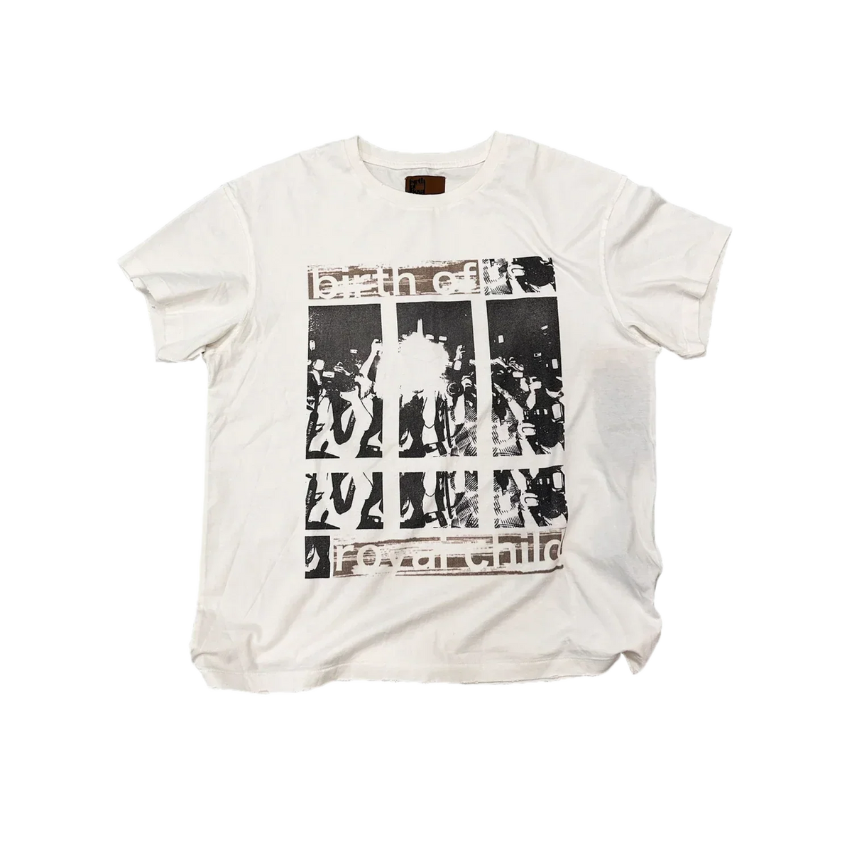 Birth of Royal Child Flashlight Vintage T-Shirt Cream