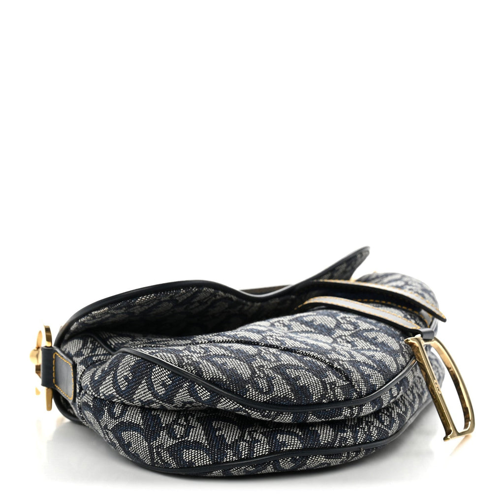 Monogram Saddle Bag Blue