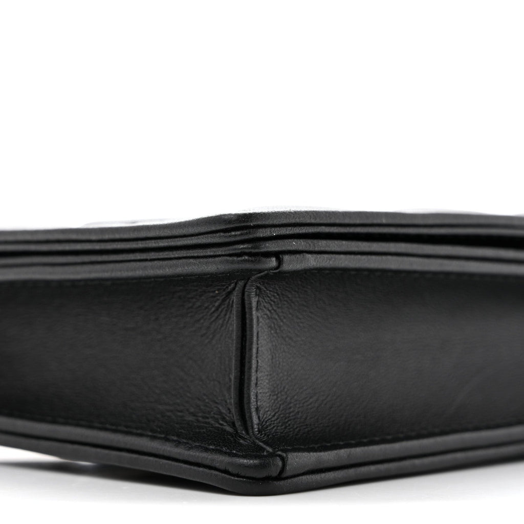 Lambskin Cannage Lady Dior Pouch Black