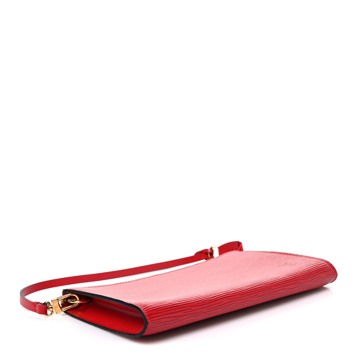 Epi Pochette Accessories 24 Castillan Red