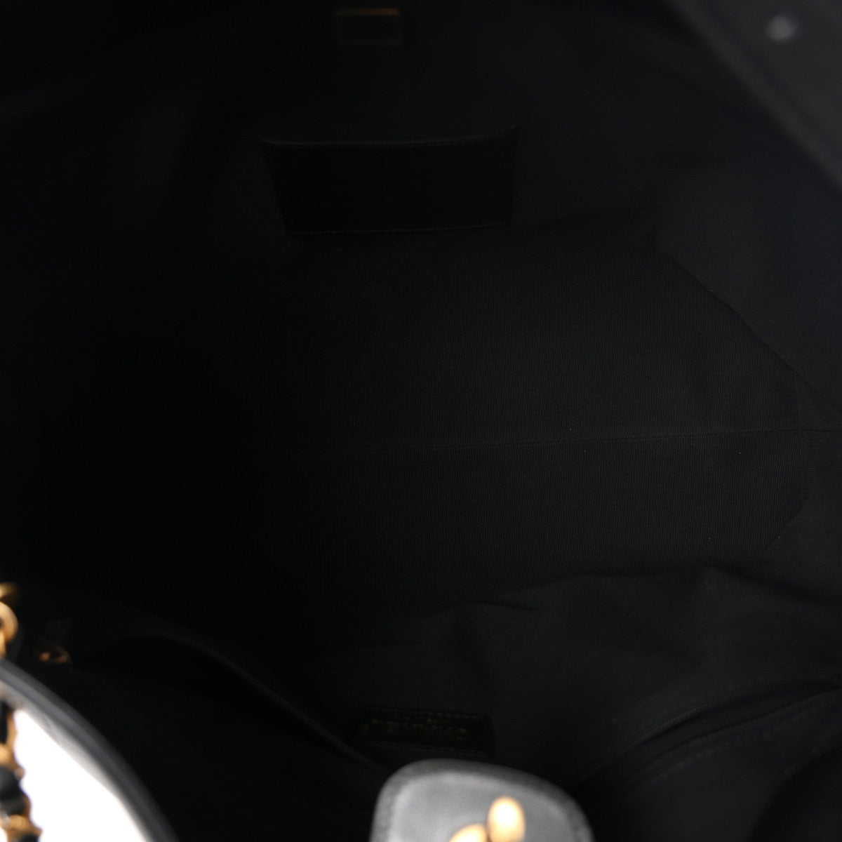 Calfskin Quilted Small Coco Base Shopping Bag Black