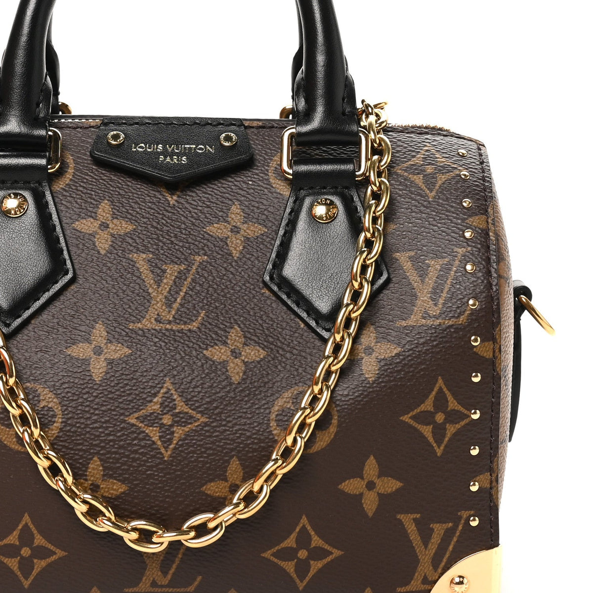 Reverse Monogram Speedy Trunk 20
