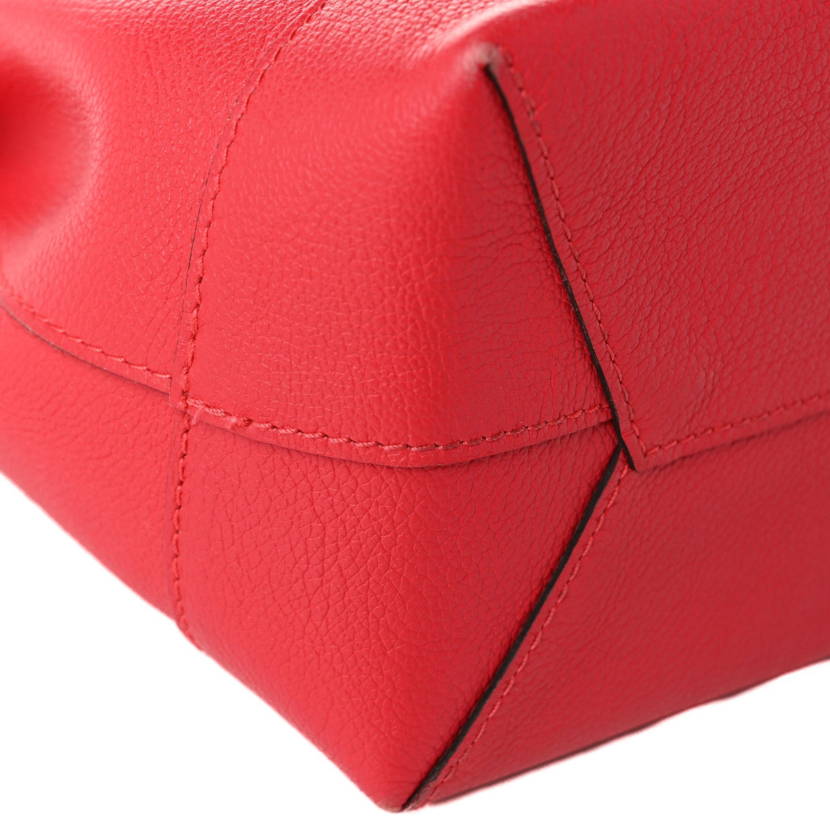 Soft Calfskin Lockme Backpack Poppy