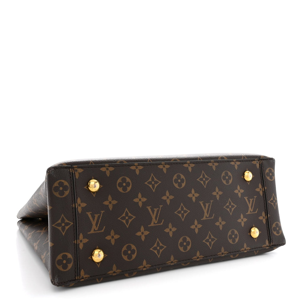 Monogram Flower Tote Black