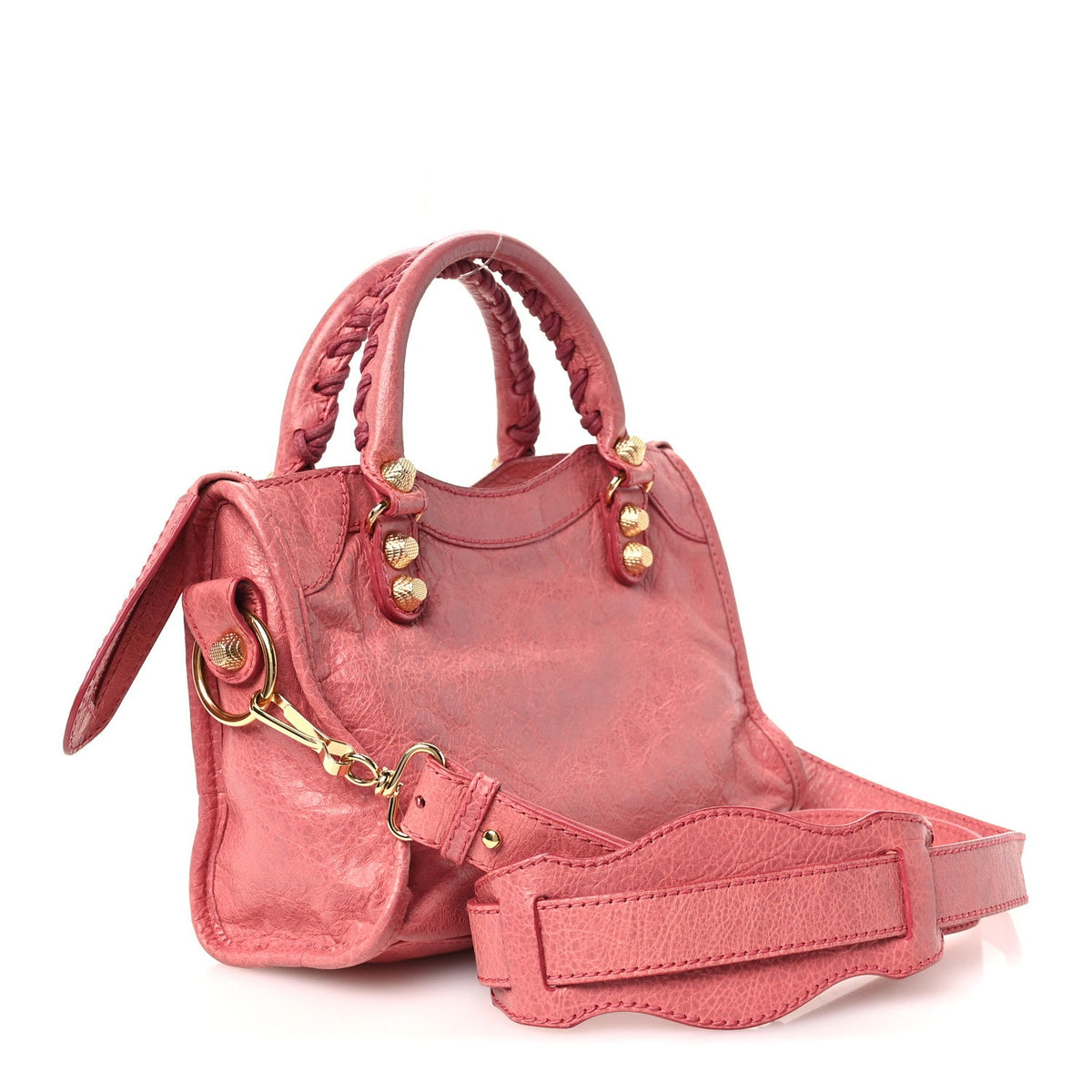 Agneau Giant 12 Gold Hardware Mini City Rose Bombon Raspberry