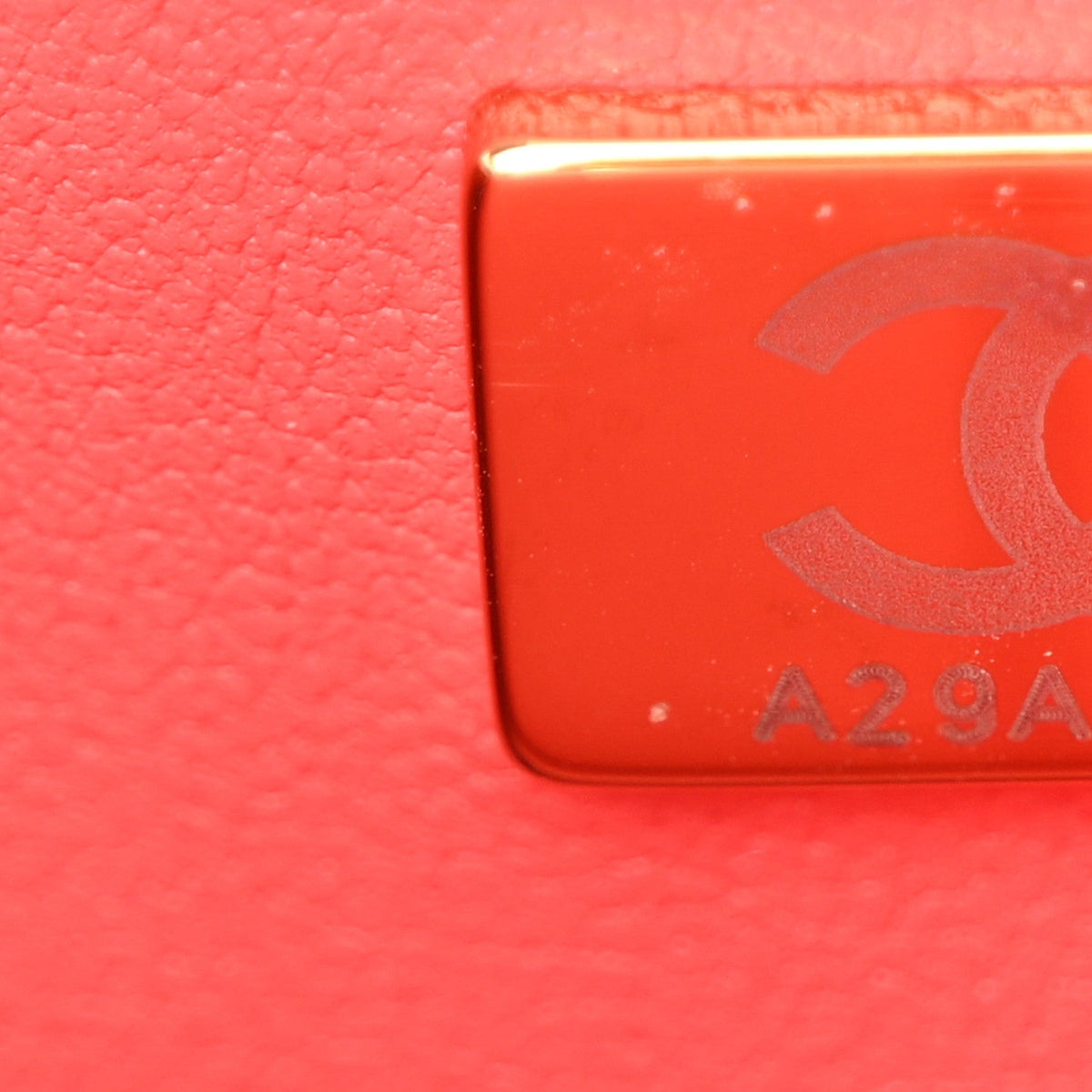 Caviar Quilted Small Double Flap Red Red
