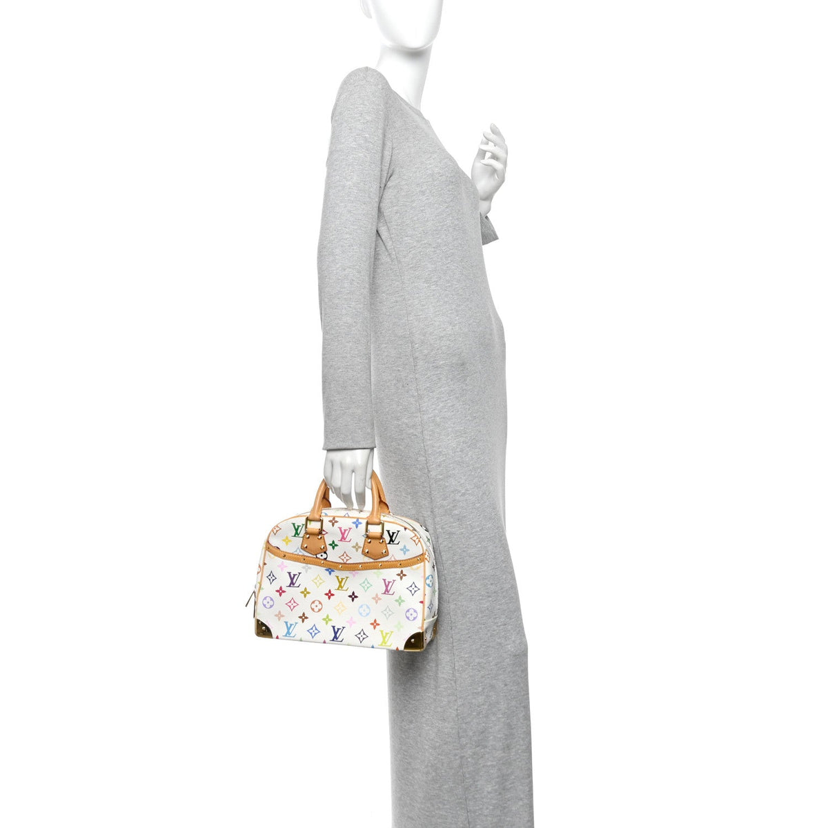 Monogram Multicolor Trouville White