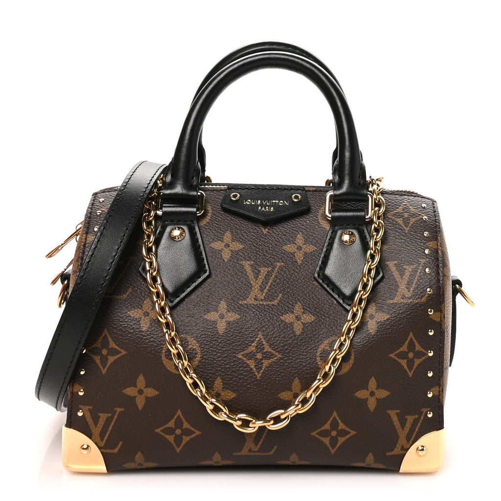 Reverse Monogram Speedy Trunk 20