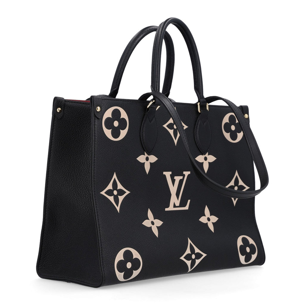 Empreinte Monogram Giant Onthego MM Black Beige