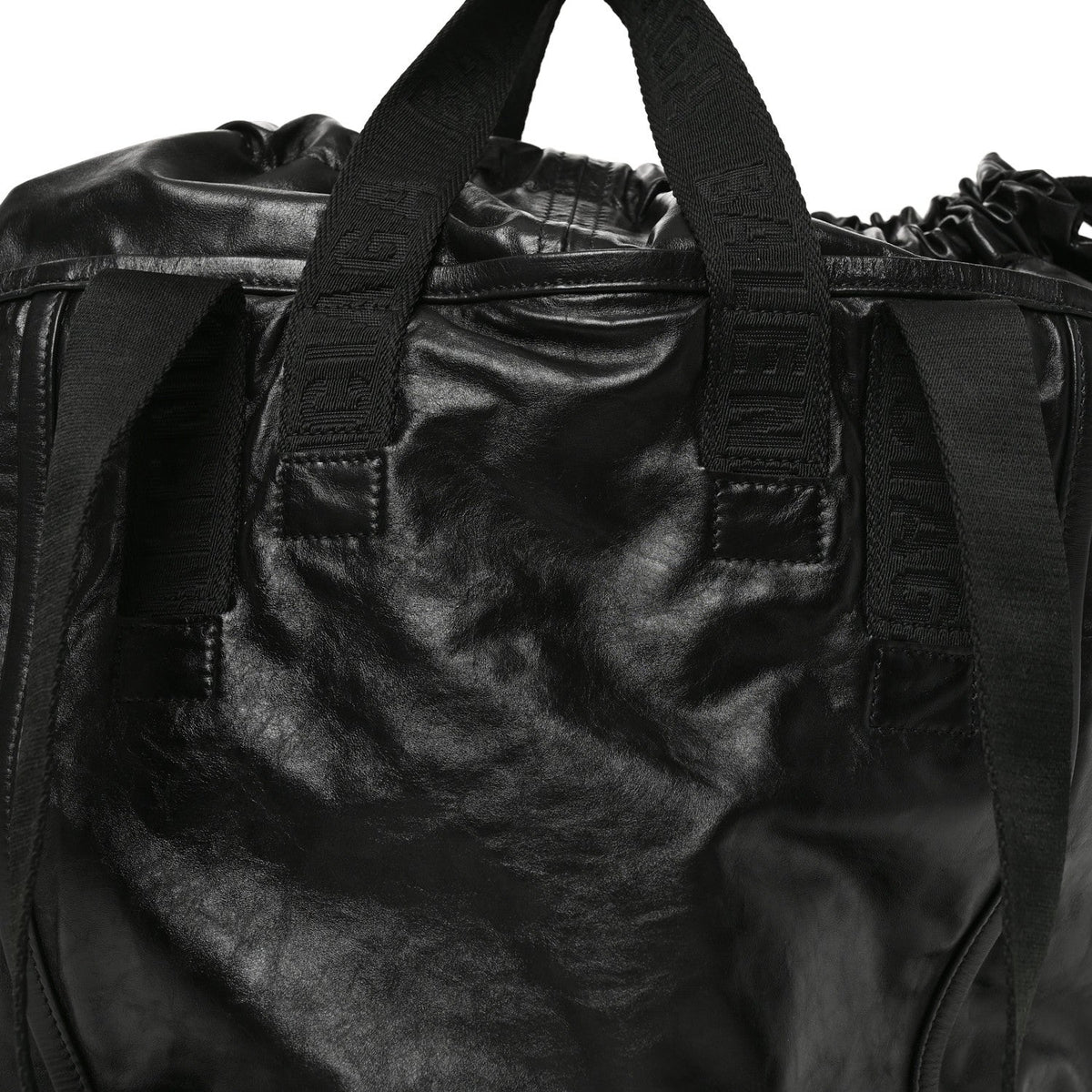 Calfskin Medium Cargo Tote  Black