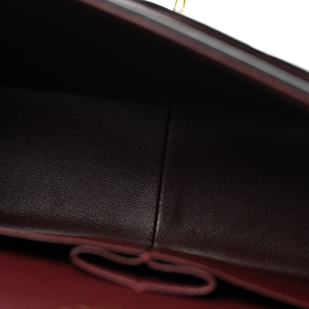 Lambskin Quilted Jumbo Double Flap Black