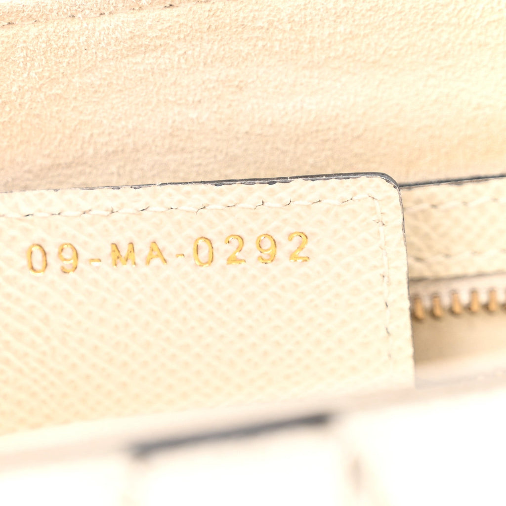 Grained Calfskin Saddle Bag With Strap Latte