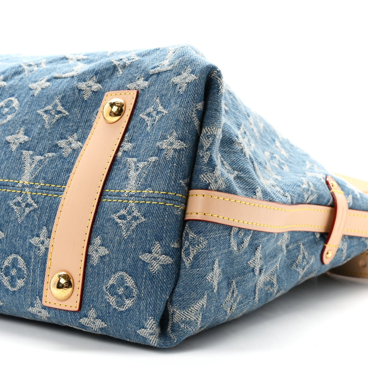 Monogram Denim CarryAll MM Blue