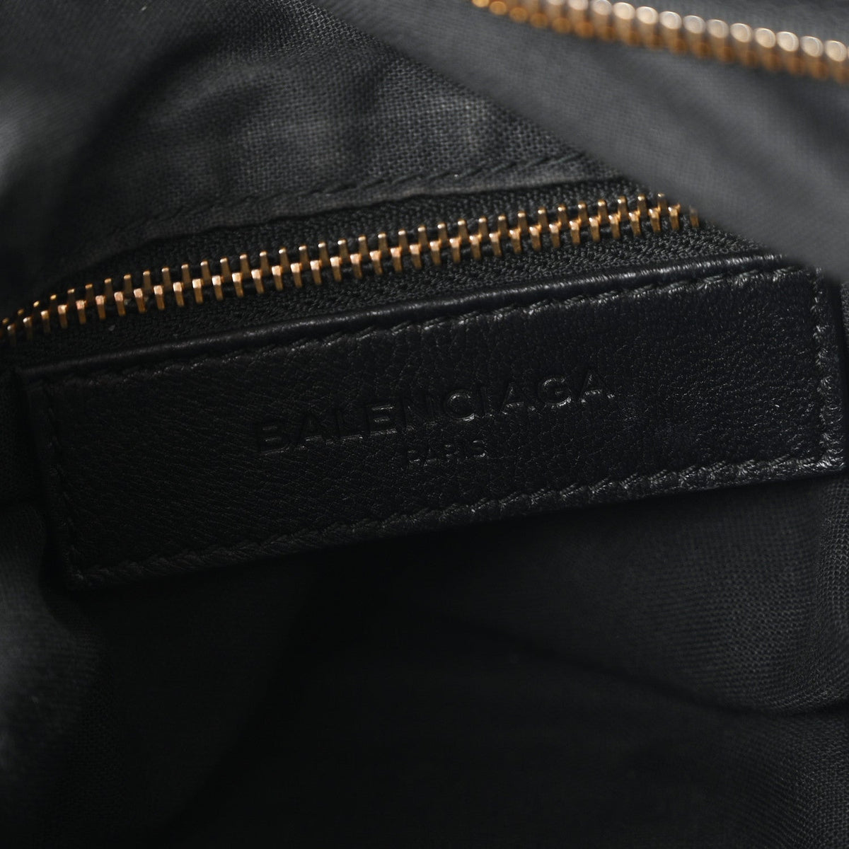 Chevre Gold Metallic Edge Hardware Velo Black