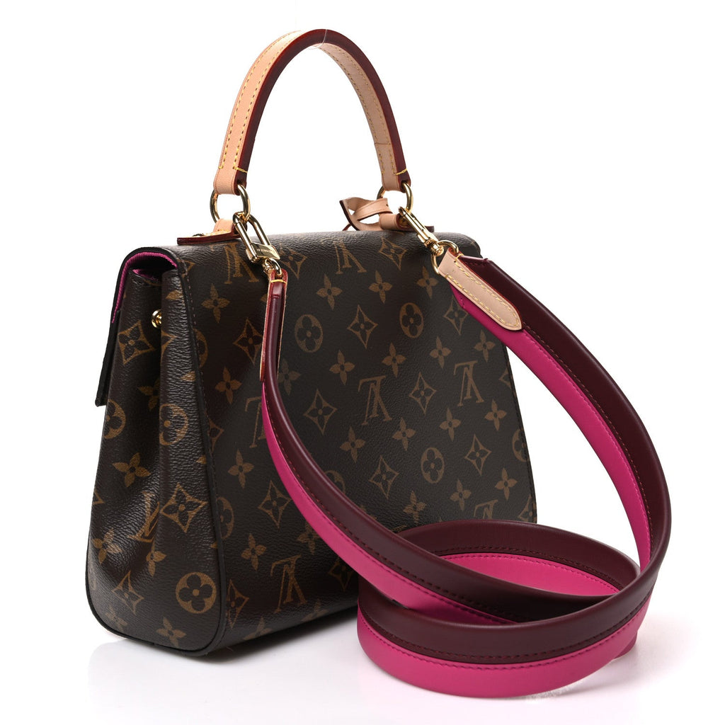 Monogram Cluny BB Bordeaux Fuchsia