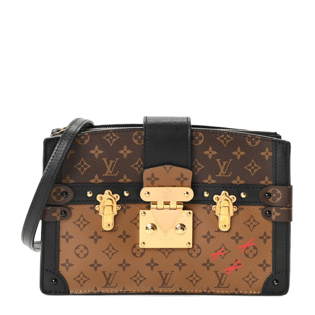 Reverse Monogram Trunk Clutch