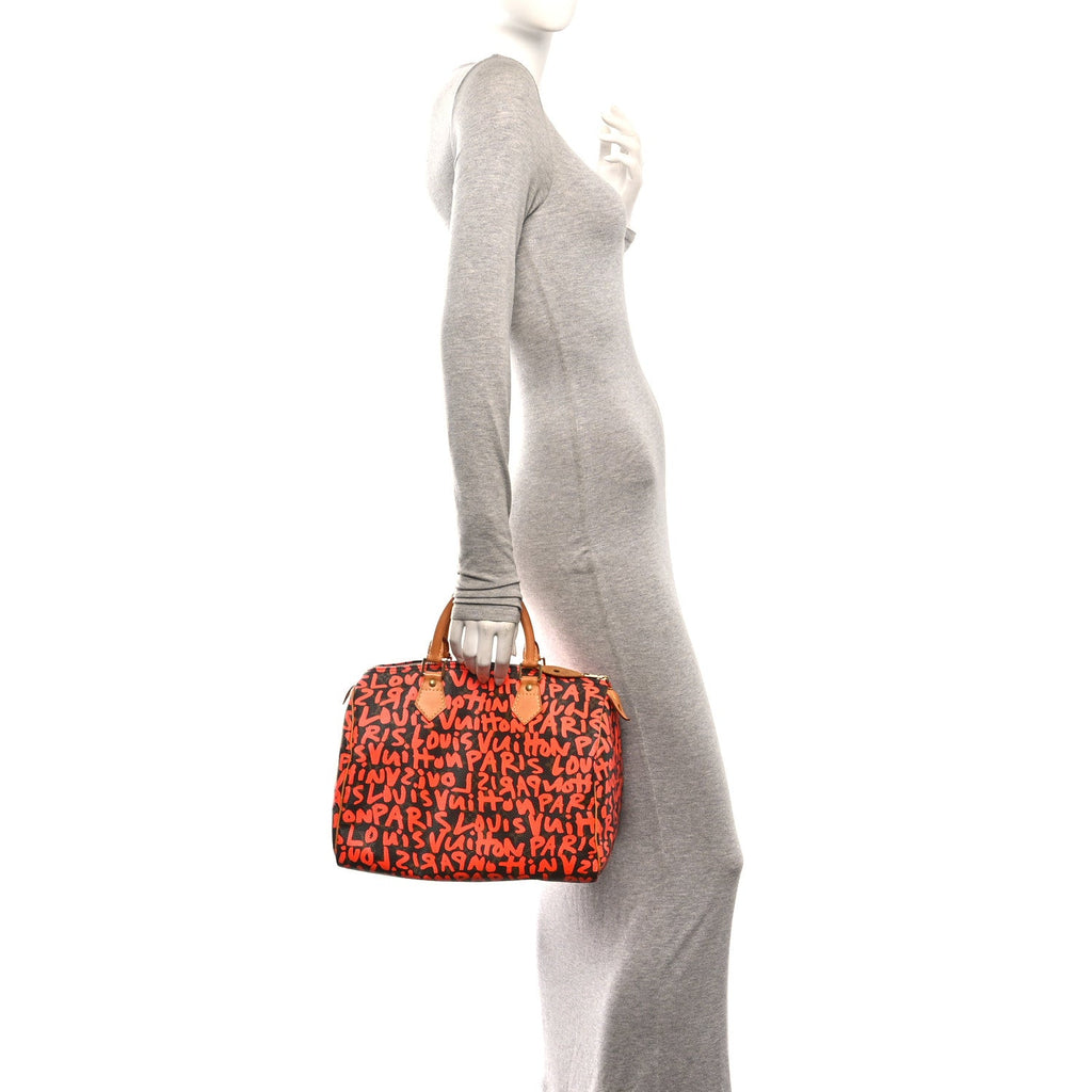 Monogram Graffiti Speedy 30 Orange